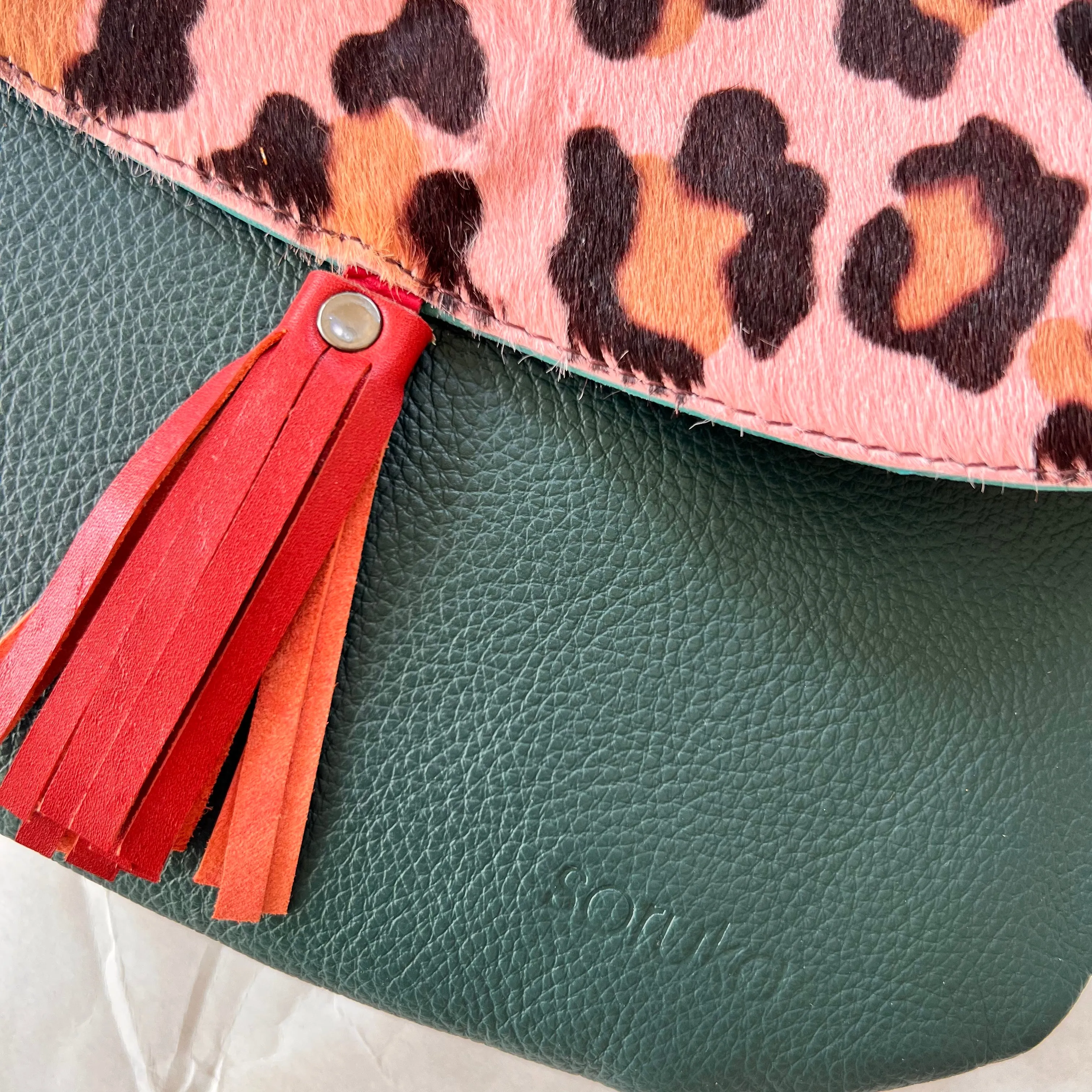 Soruka - Lola Reversible Crossbody, Rust Tassel