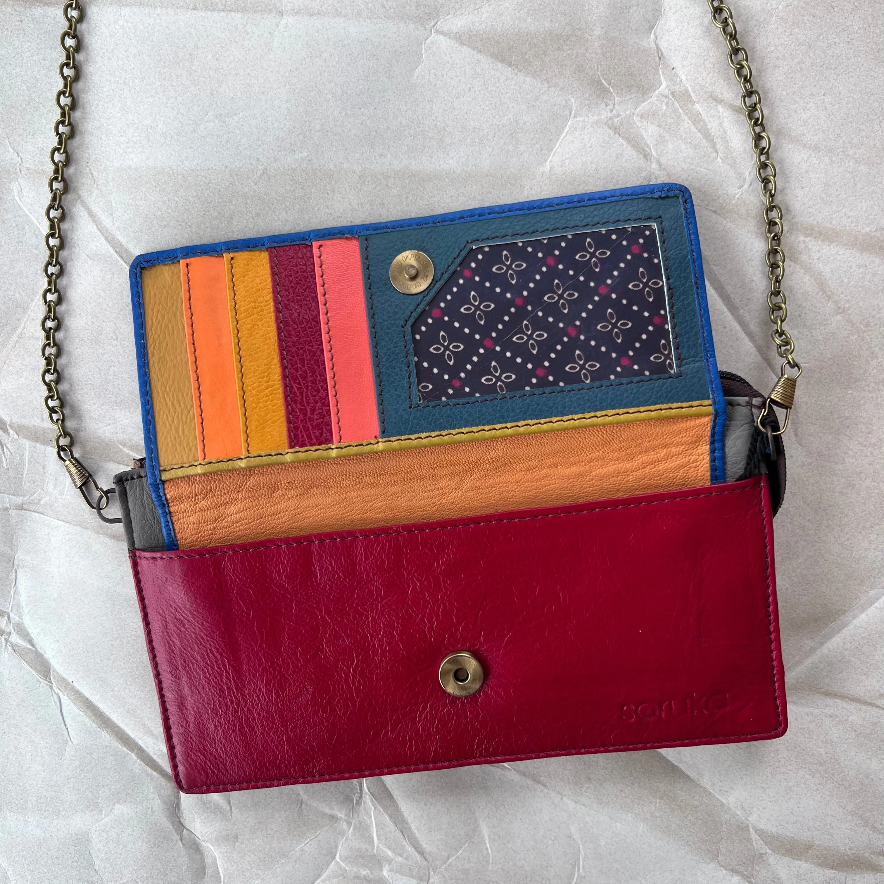 Soruka - Targa Clutch Wallet, Blueberry