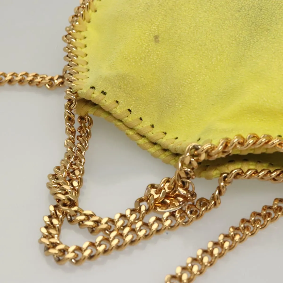 Stella Mccartney Falabella Mini Suede Shoulder Bag (Pre-Owned)