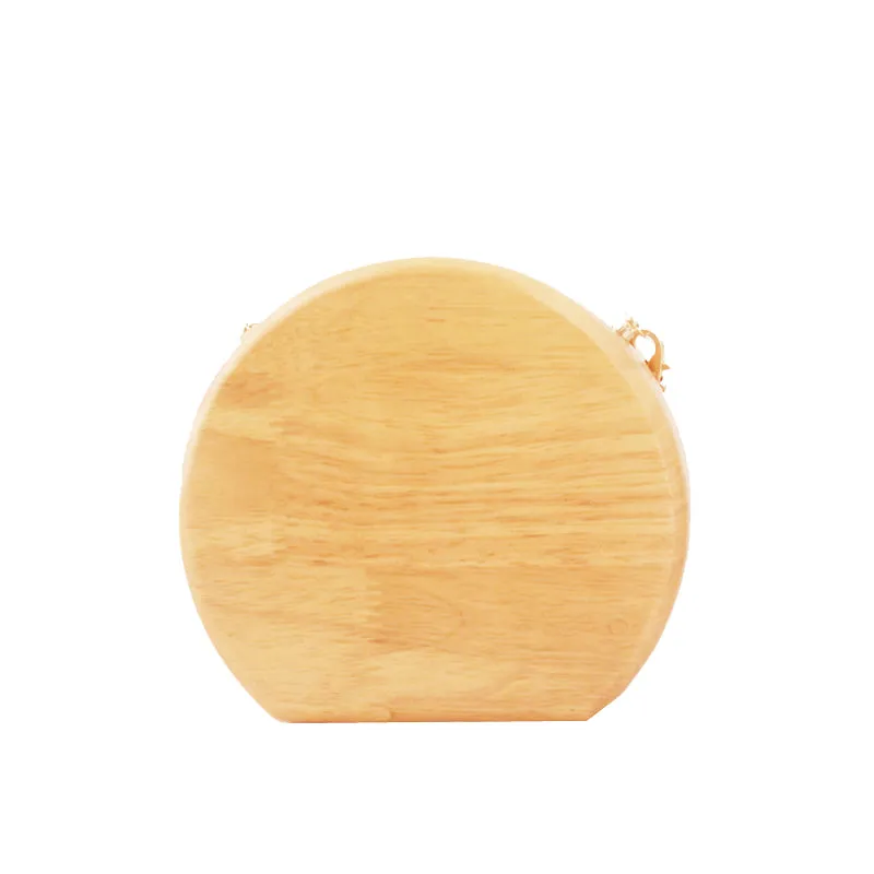 Stylish Cute Wooden WOMENs SHOULDER BAGs Chain Purses FOR WOMEN