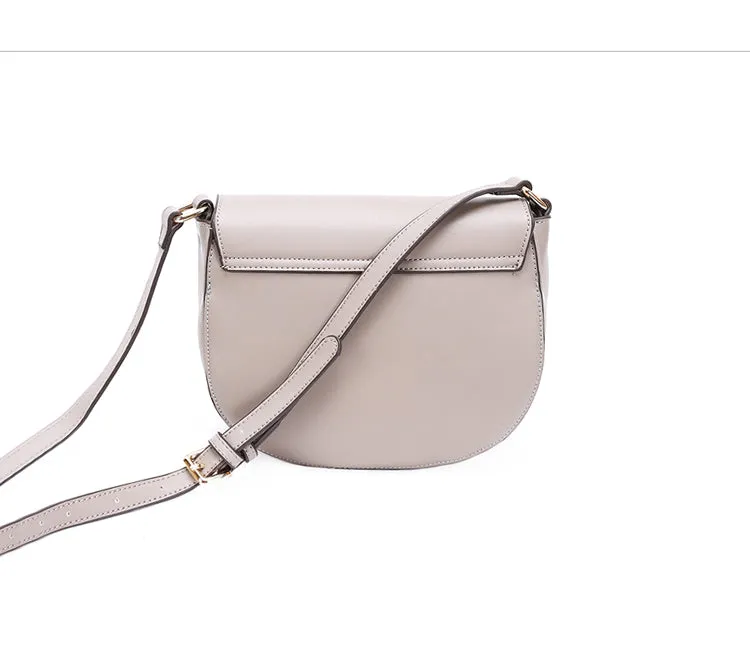 Stylish Saddle LEATHER WOMENs SHOULDER BAGs Purse FOR WOMEN