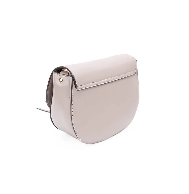 Stylish Saddle LEATHER WOMENs SHOULDER BAGs Purse FOR WOMEN