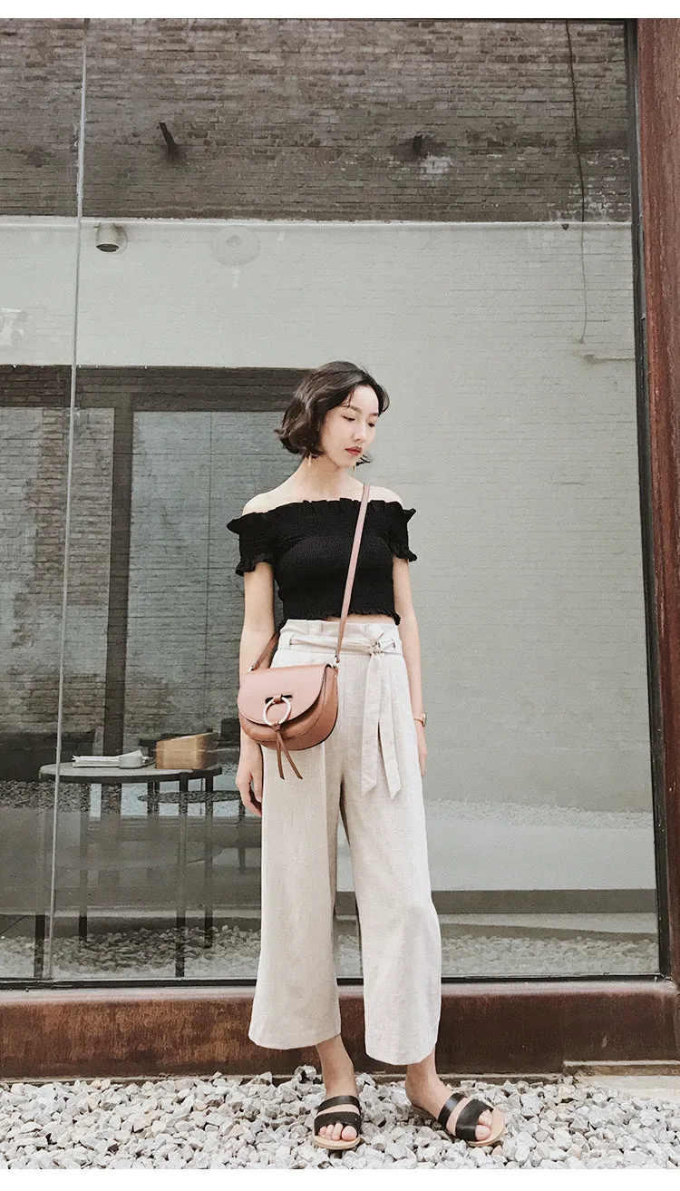 Stylish Saddle LEATHER WOMENs SHOULDER BAGs Purse FOR WOMEN