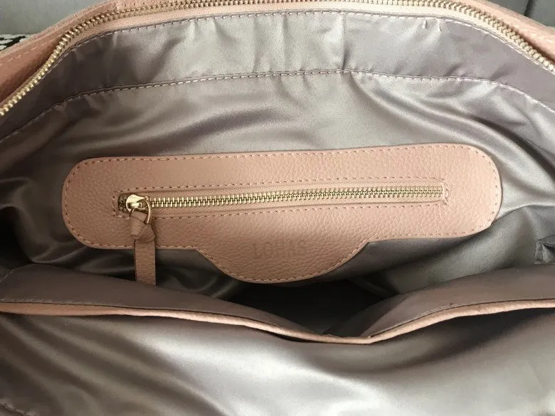Stylish Womens Brown Leather Tote Bag Shoulder Tote Bag Brown Tote Purse For Women