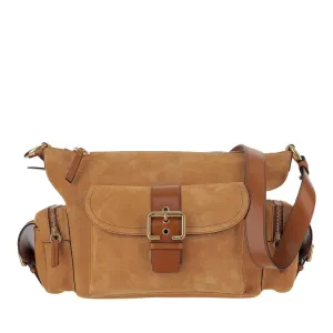 Suede Camera Bag