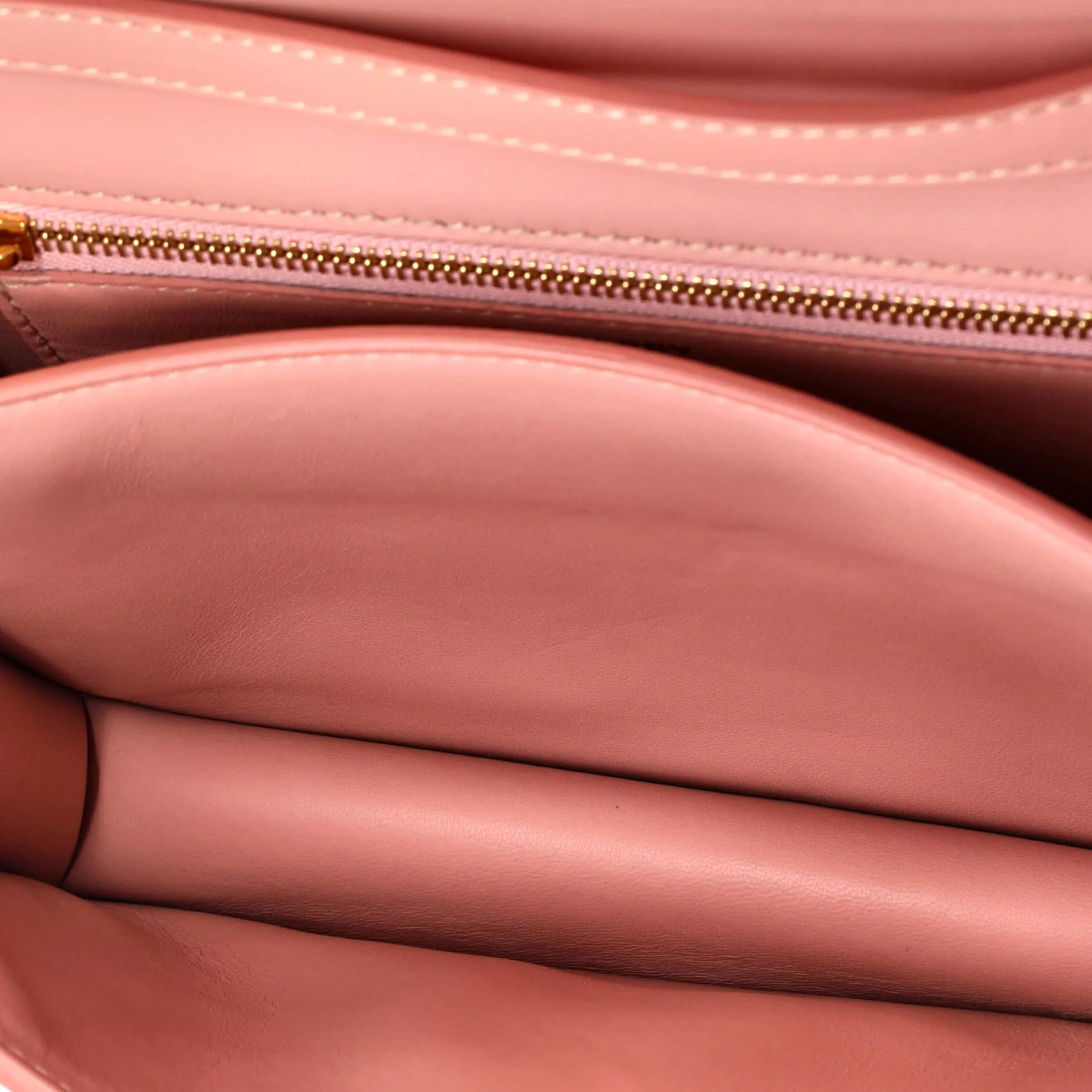 TB Flap Bag Woven Leather Small