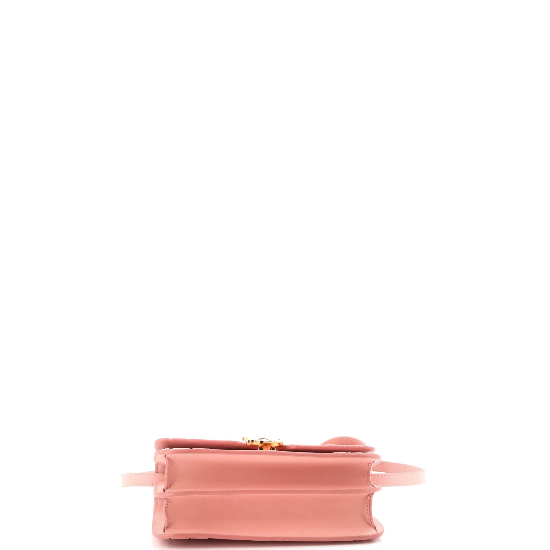 TB Flap Bag Woven Leather Small
