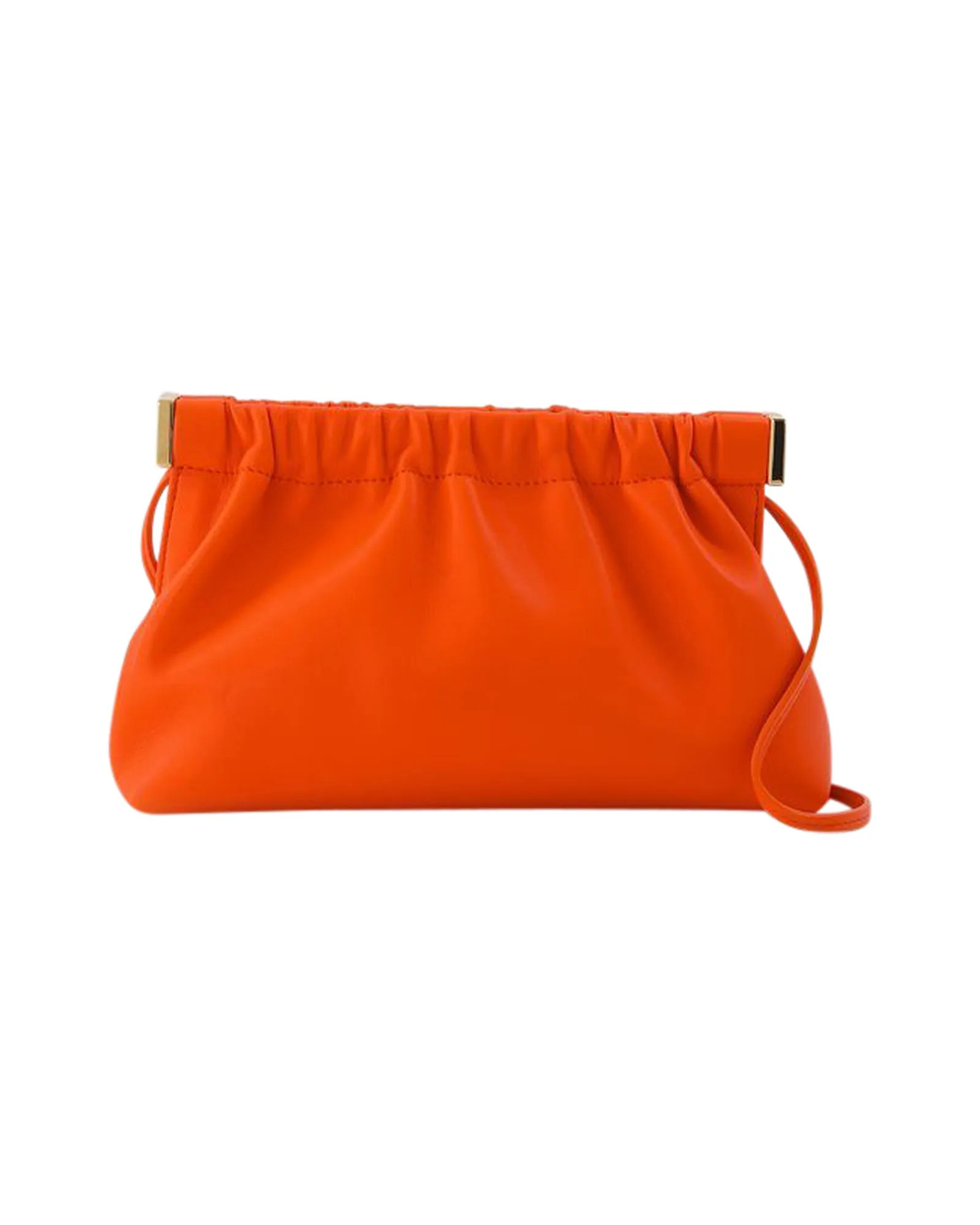 The Bar Mini Should Bag in Orange Vegan Leather