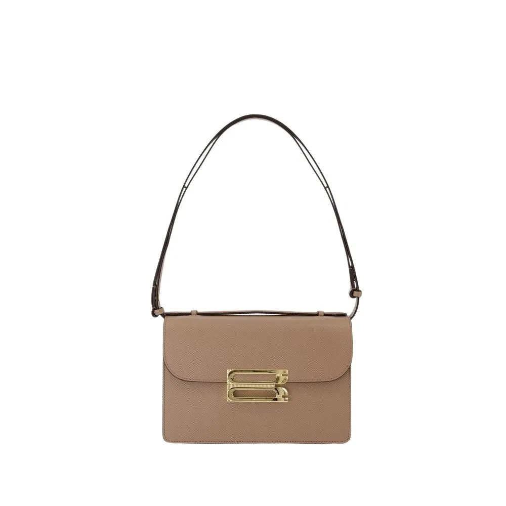 The Dorian Crossbody - Leather - Beige