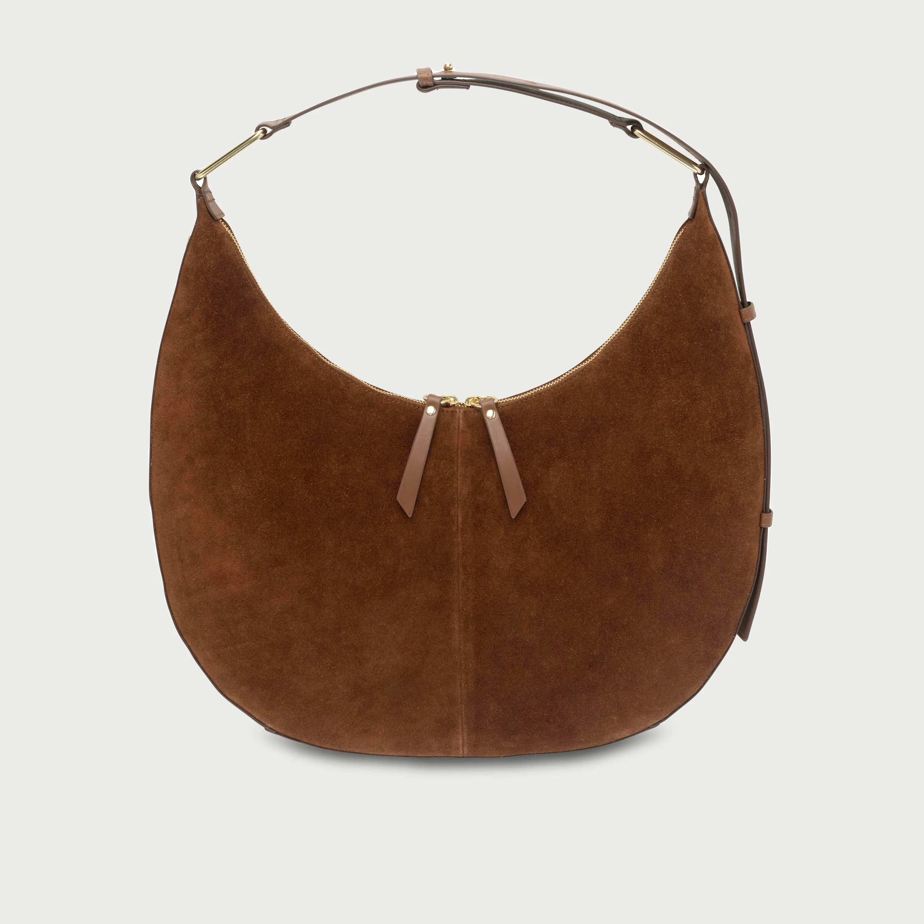 The Nora Olive Suede Bag