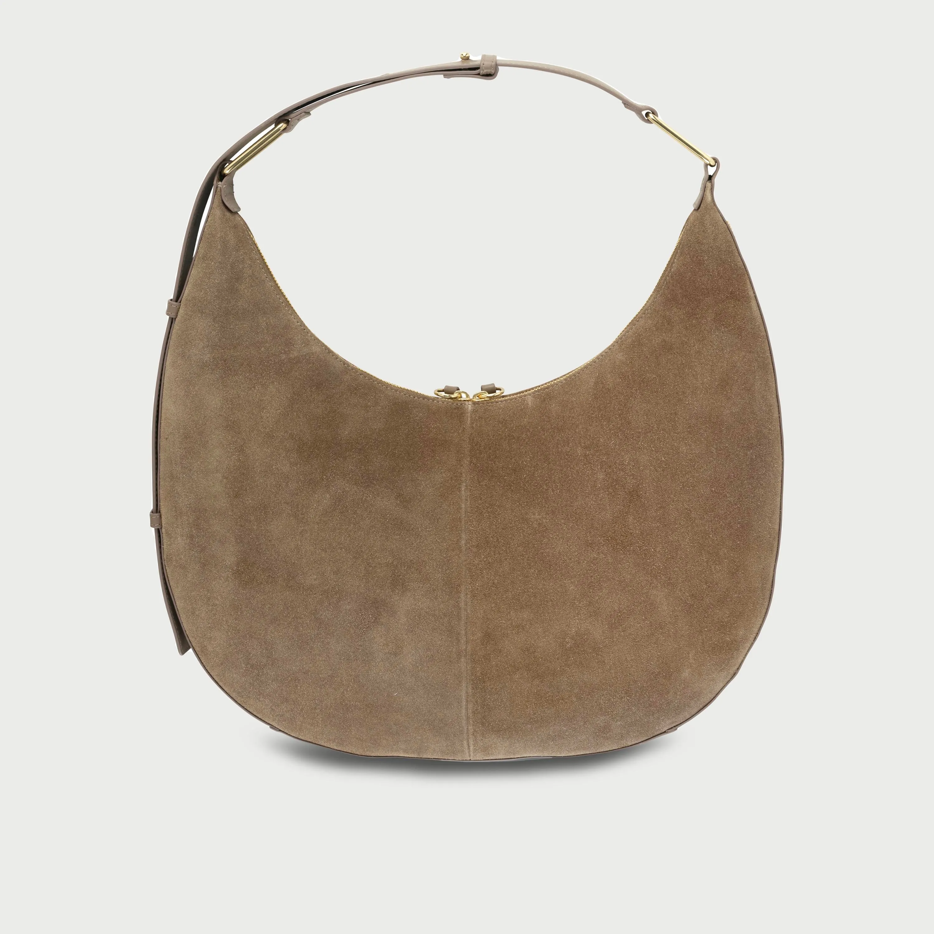 The Nora Olive Suede Bag