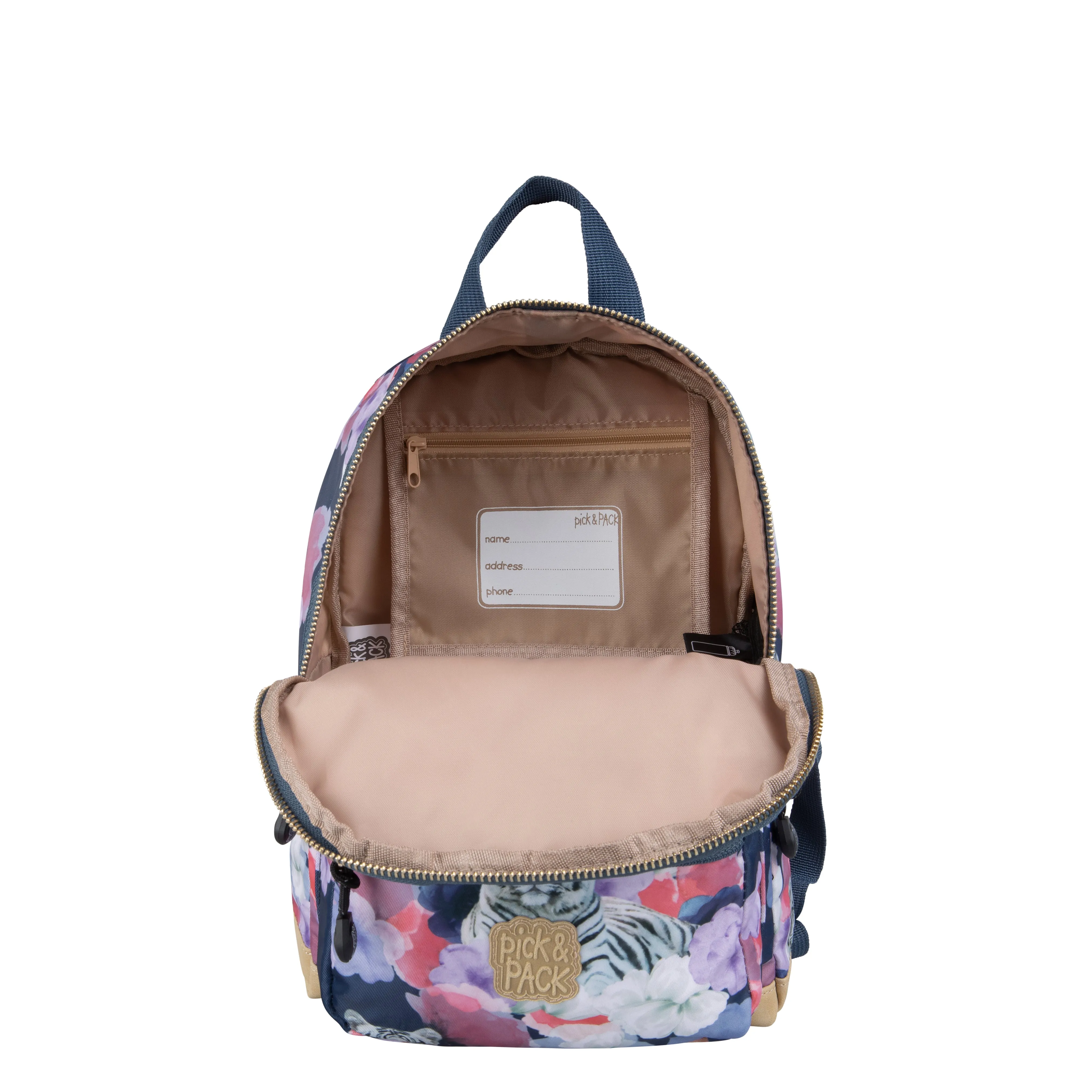 Tiger of Love Backpack S Denim blue