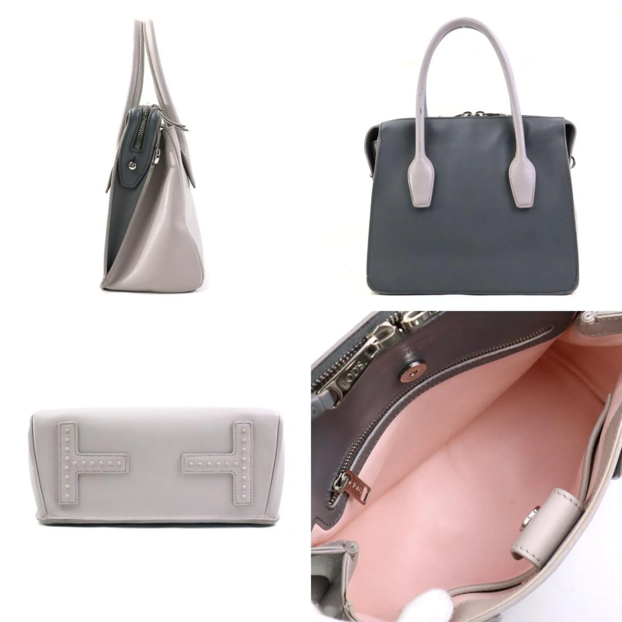 Tod's  Leather Handbag Shoulder Bag (Pre-Owned)