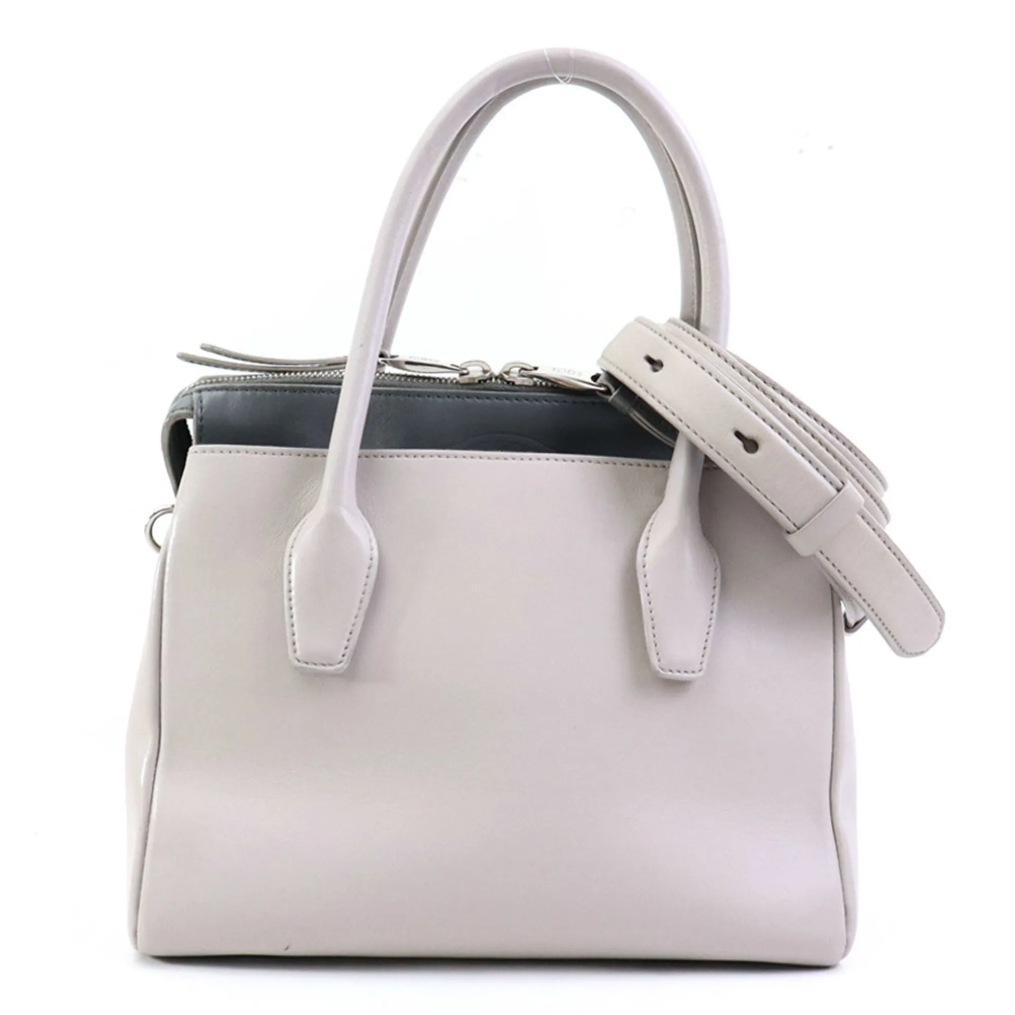 Tod's  Leather Handbag Shoulder Bag (Pre-Owned)