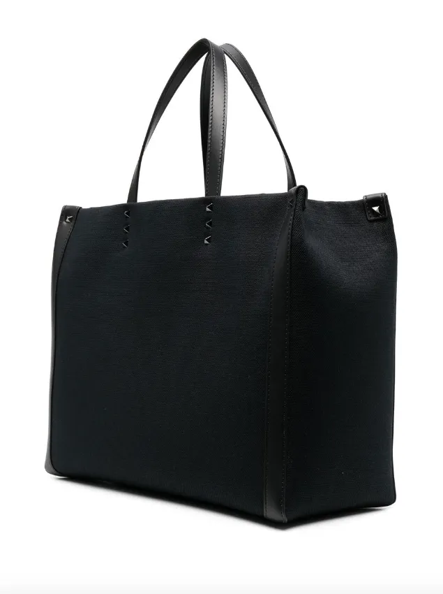 Valentino Garavani VLTN ECOLAB Medium Canvas Shopper