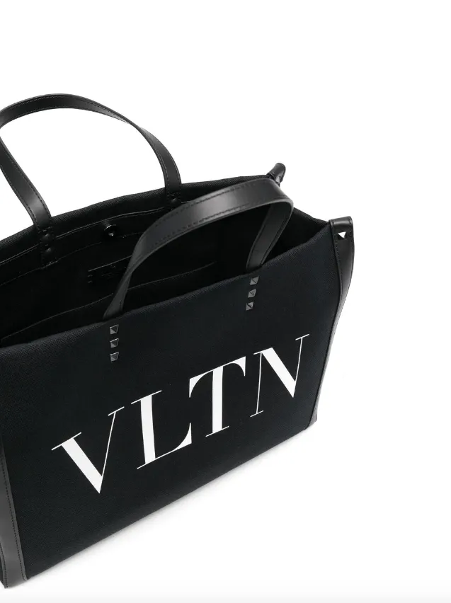Valentino Garavani VLTN ECOLAB Medium Canvas Shopper
