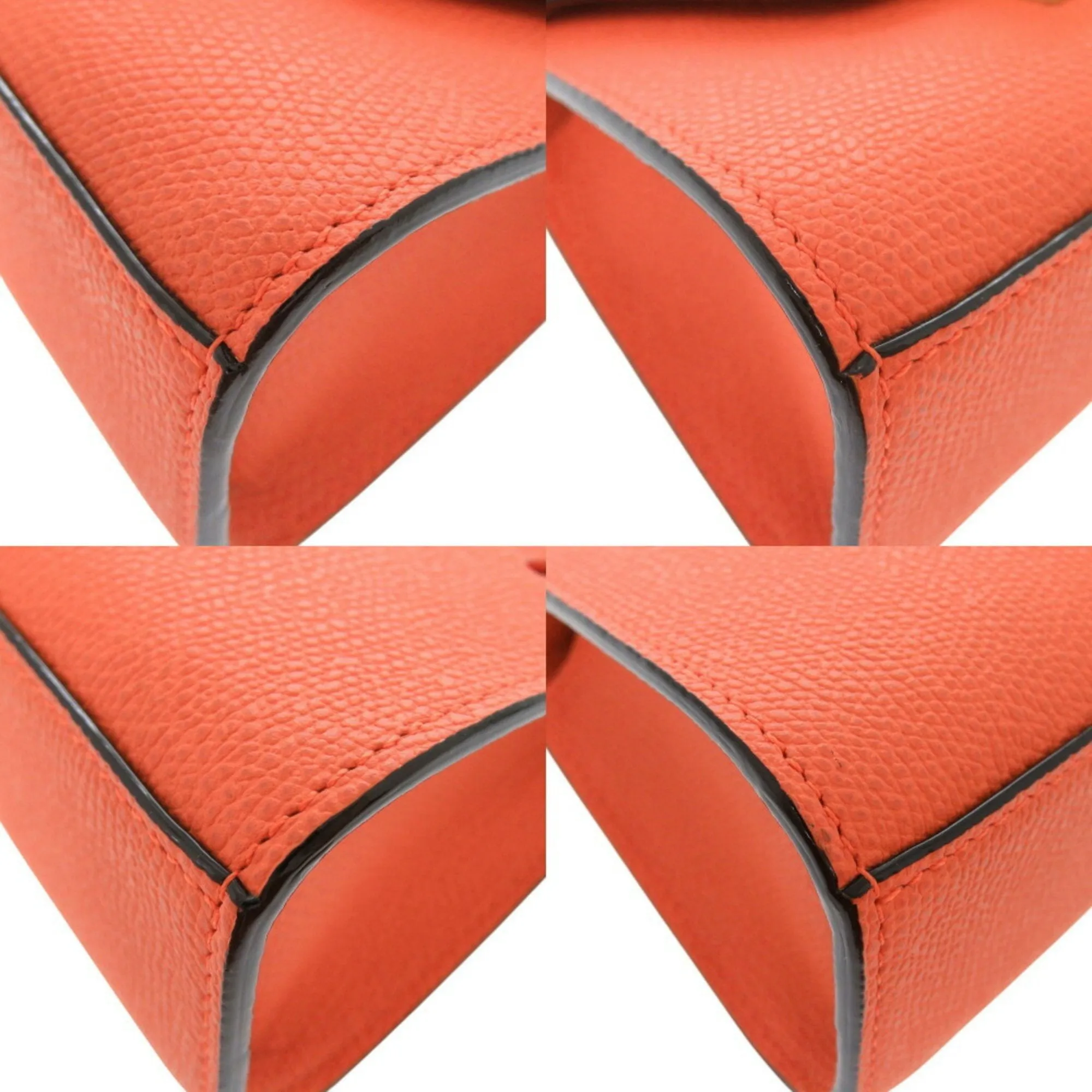 Valextra Leather Handbag Shoulder Bag (Pre-Owned)