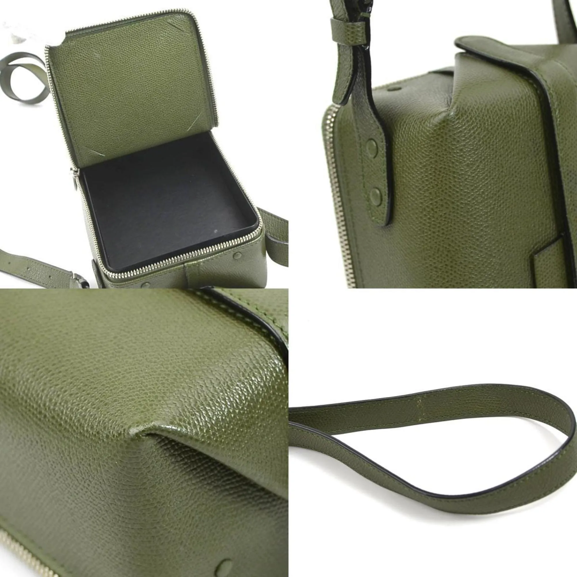 Valextra  Leather Shoulder Bag (Pre-Owned)