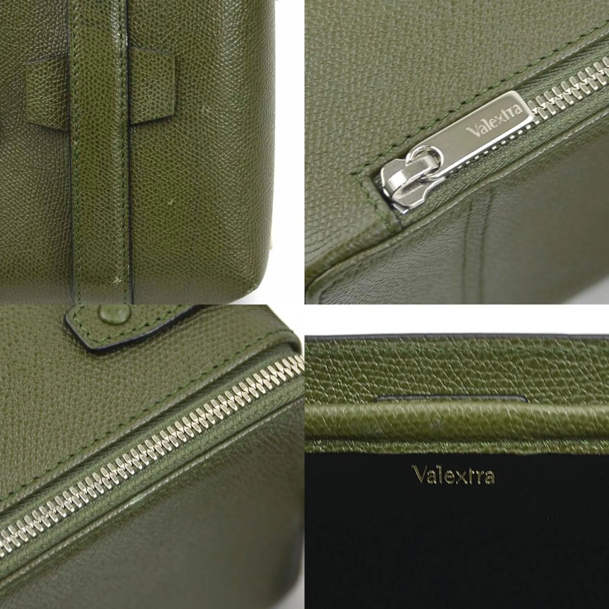 Valextra  Leather Shoulder Bag (Pre-Owned)