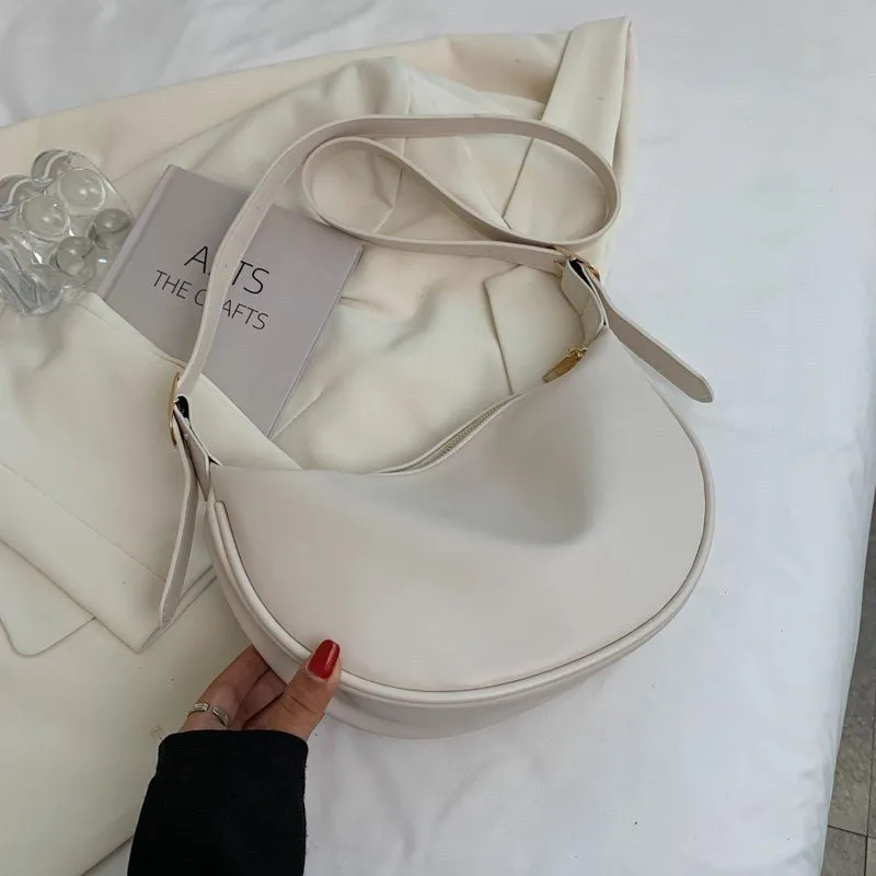 Versatile Dumpling Shoulder Bag: Simple Elegance