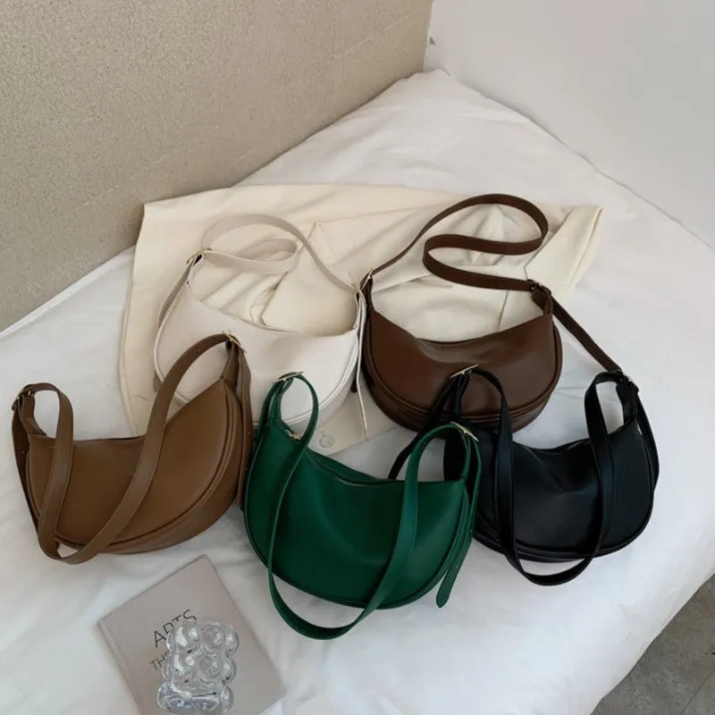 Versatile Dumpling Shoulder Bag: Simple Elegance