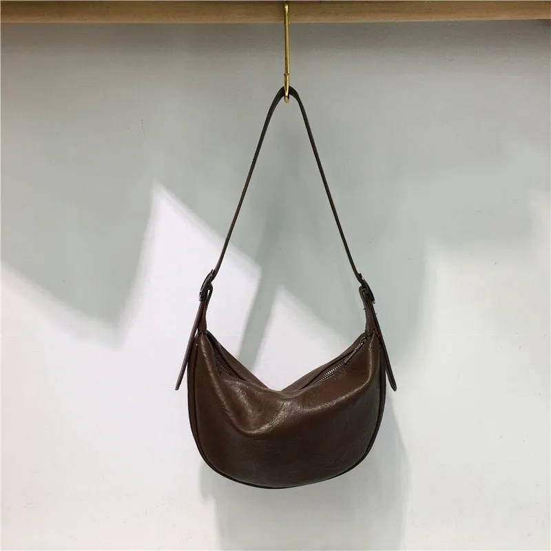 Versatile Dumpling Shoulder Bag: Simple Elegance