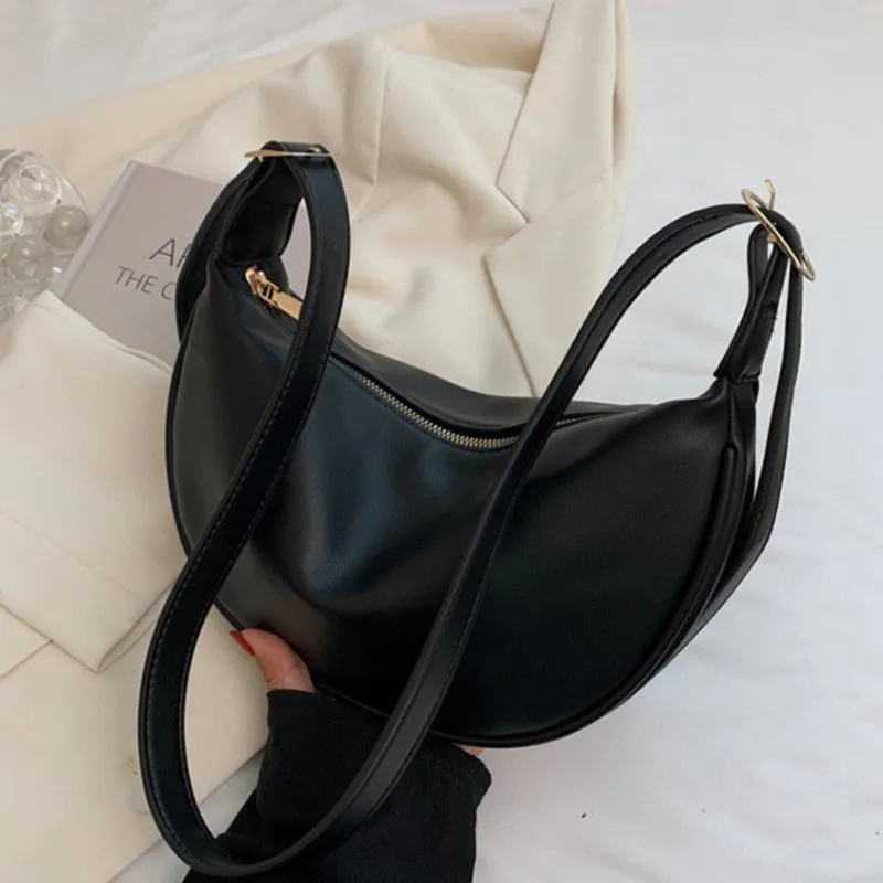 Versatile Dumpling Shoulder Bag: Simple Elegance