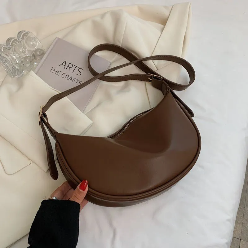 Versatile Dumpling Shoulder Bag: Simple Elegance
