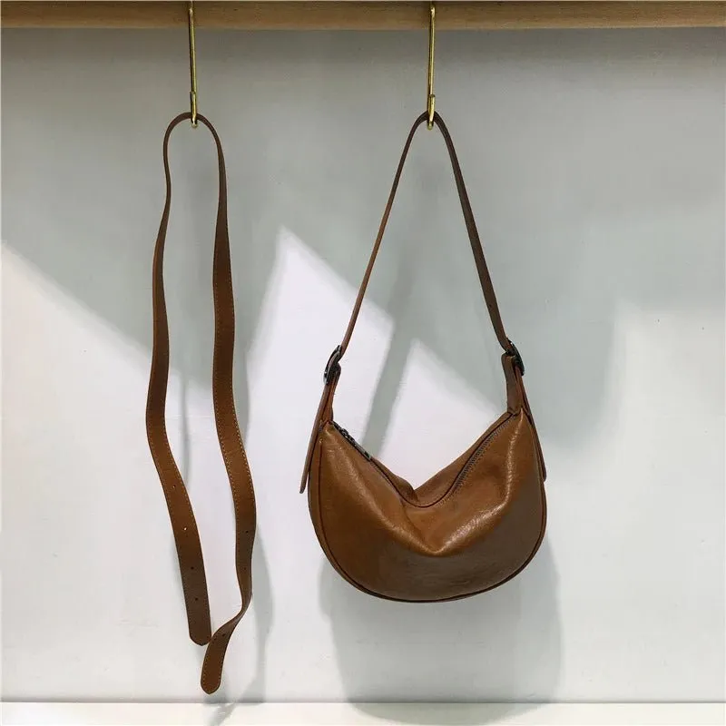 Versatile Dumpling Shoulder Bag: Simple Elegance