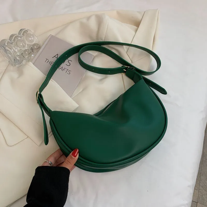 Versatile Dumpling Shoulder Bag: Simple Elegance