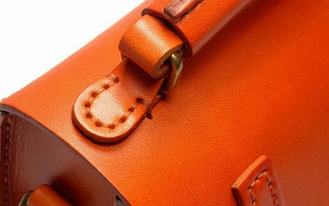 Vintage LEATHER WOMEN School SHOULDER BAG Satchel Bag Crossbody Purse FOR WOMEN