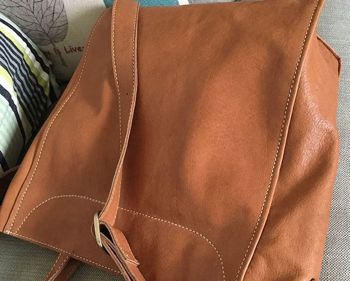Vintage WOMENs LEATHER Handbag Tote Bag Work Tote Shoulder Purse FOR WOMEN