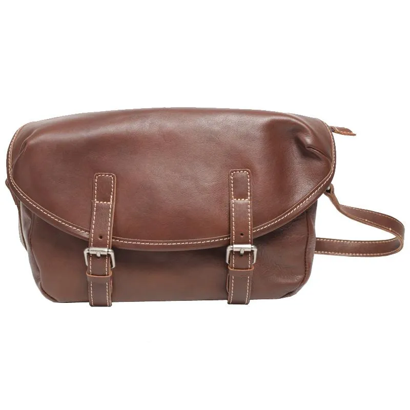 Vintage Womens Leather Satchel Shoulder Bag Coffee Satchel School Crossbody Bag for Girls