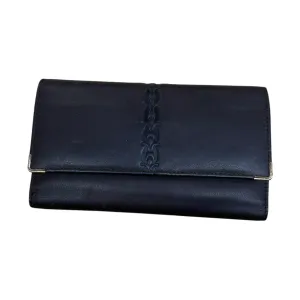 Wallet Leather By Cme In Brown, Size:Medium