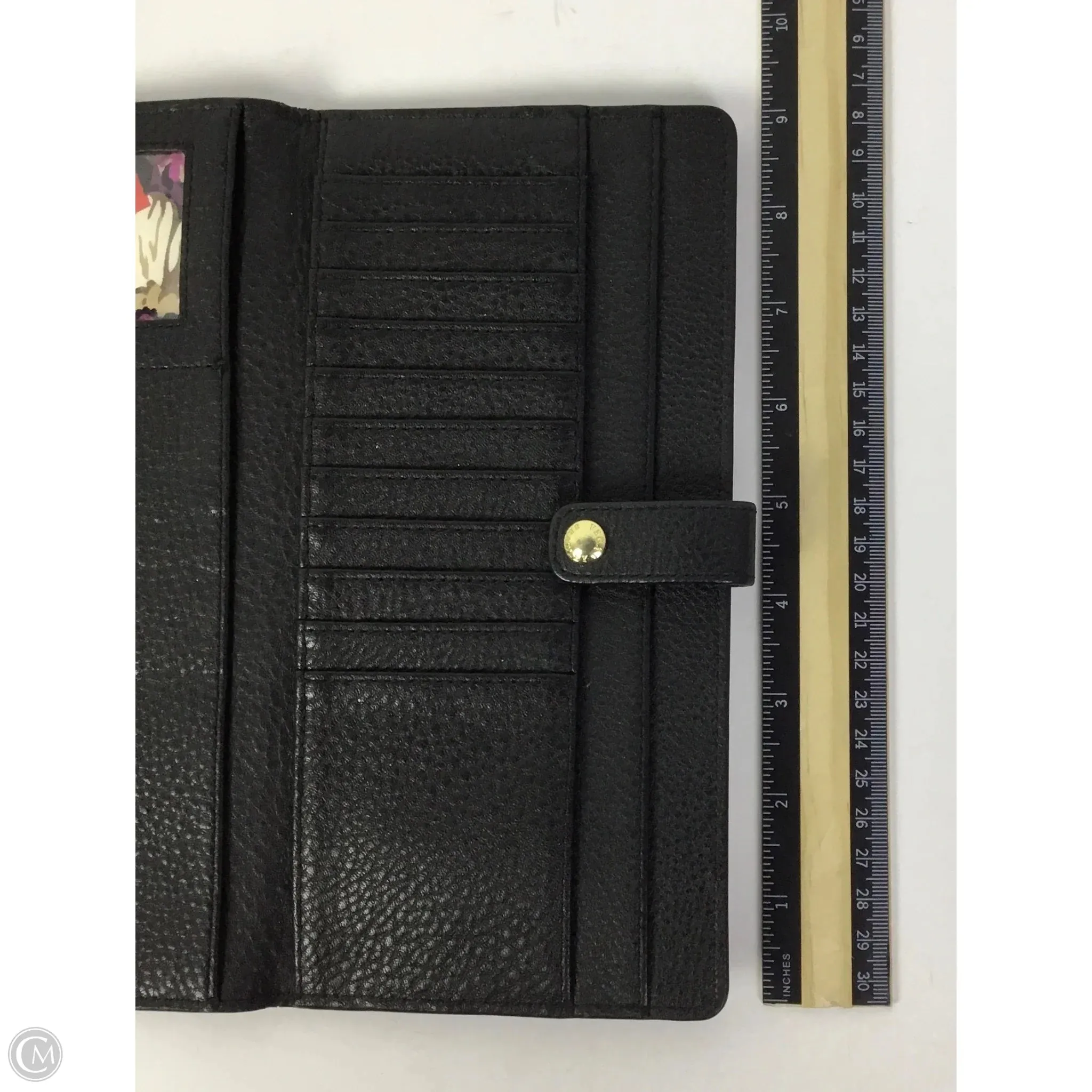 Wallet Leather By Vera Bradley, Size: Large