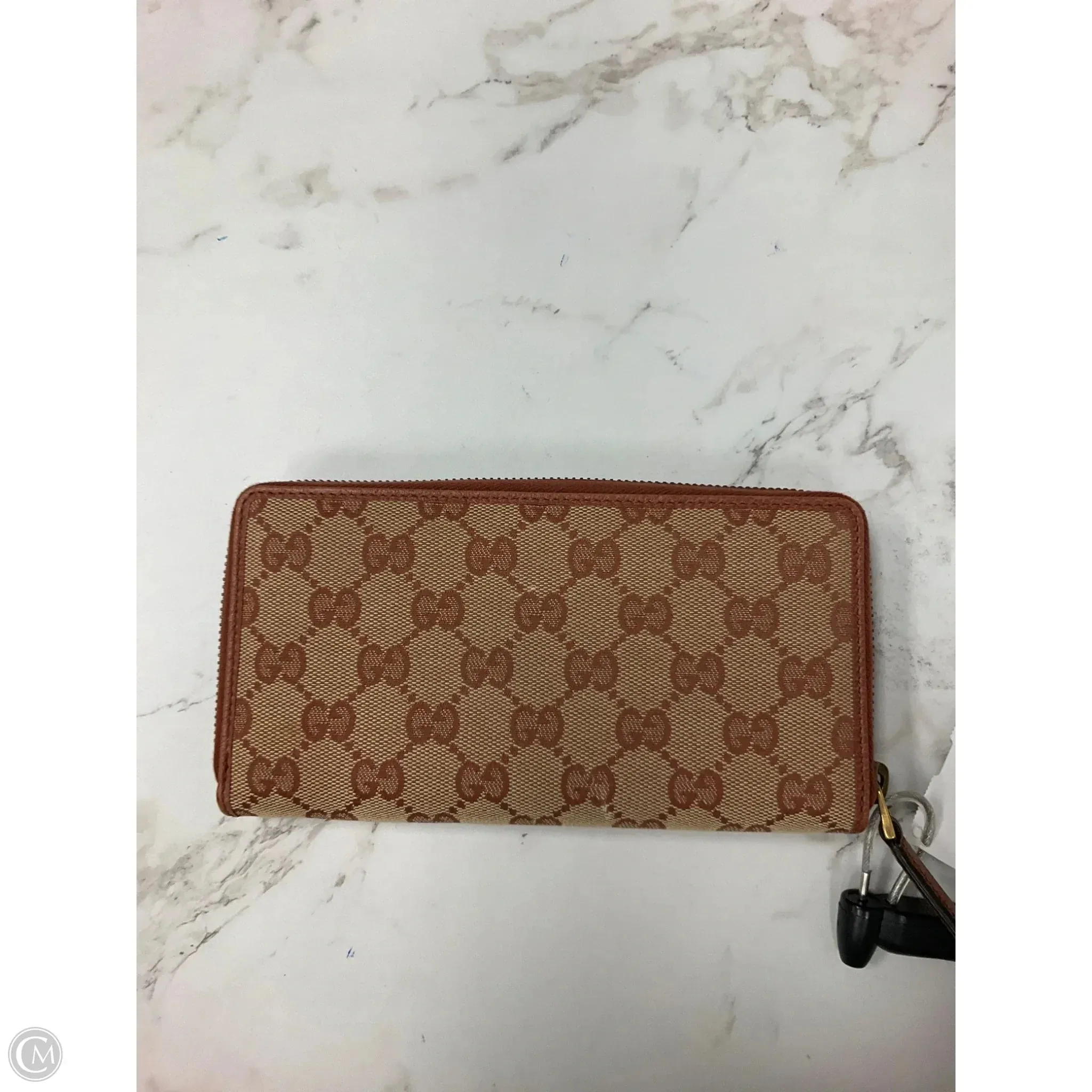 Wallet Luxury Designer By Gucci, Size: Large