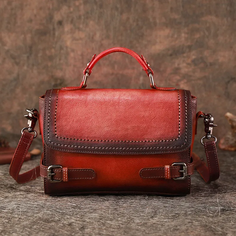 Womens Black Gray Leather Satchel Bag School Shoulder Bag Best Crossbody Purse for Ladies
