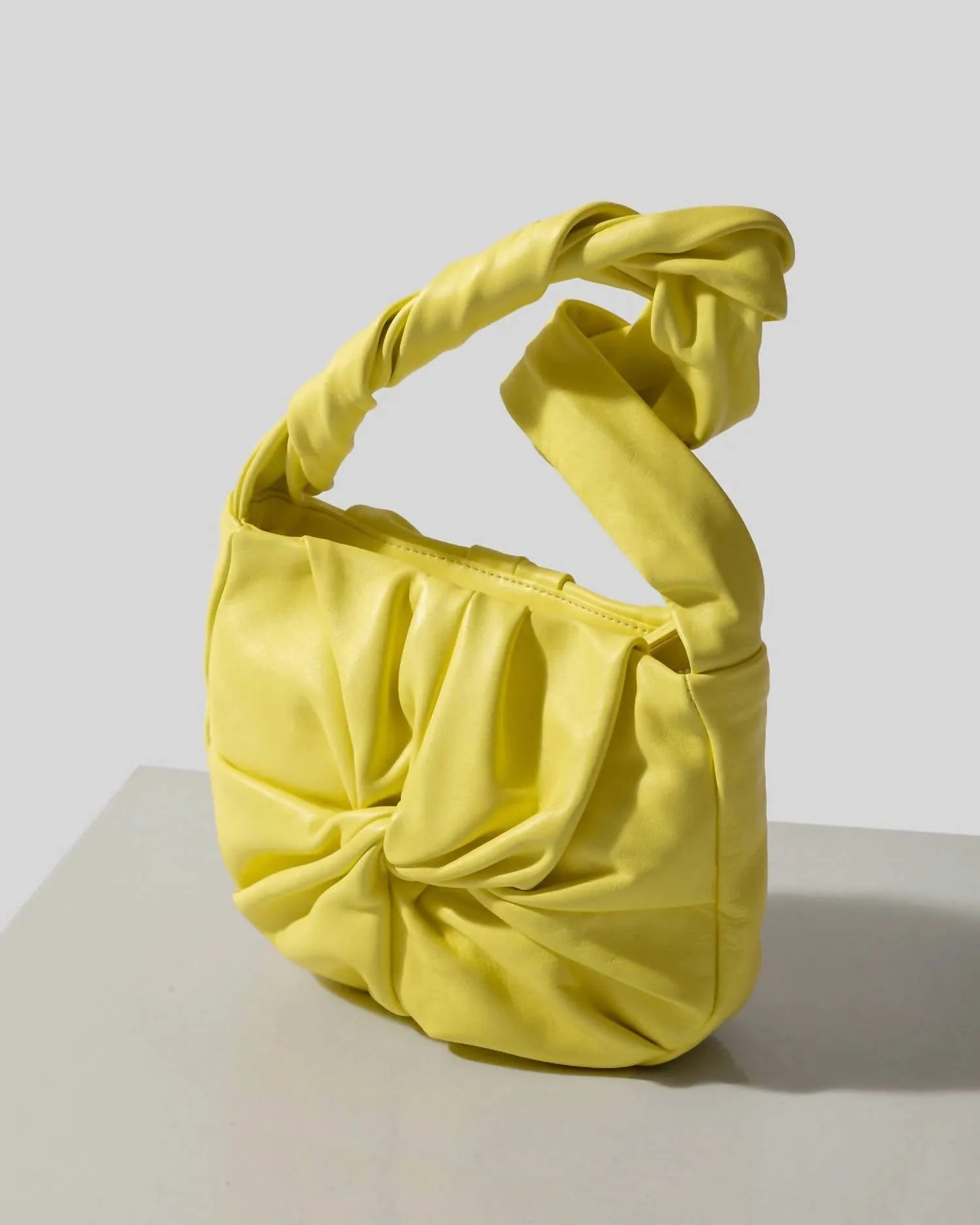 Women's Fonda Twisted Shoulder Bag In Yellow