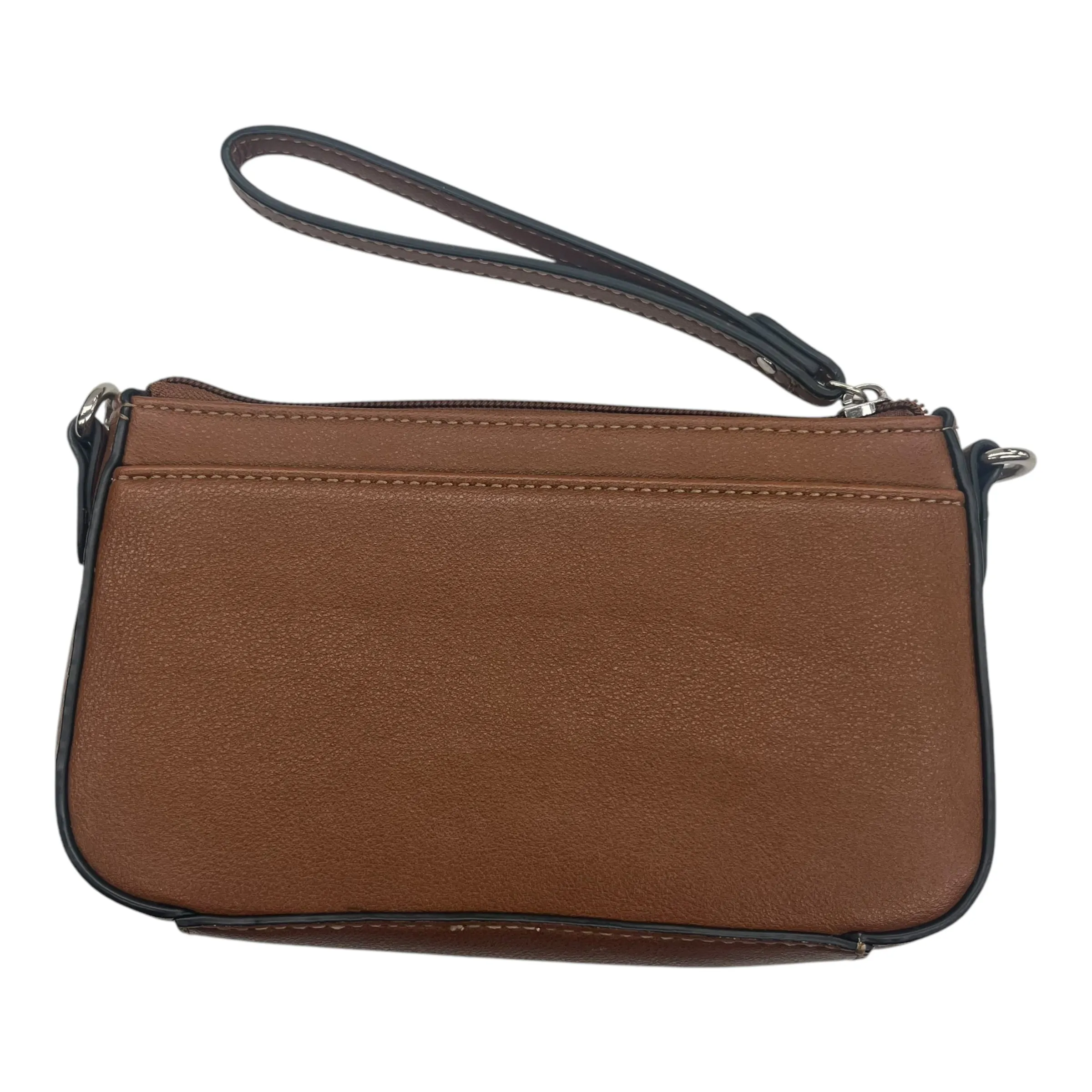 Wristlet By Chaps In Brown, Size:Medium