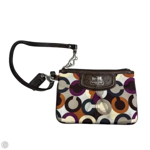 Wristlet Designer By Coach, Size: Small
