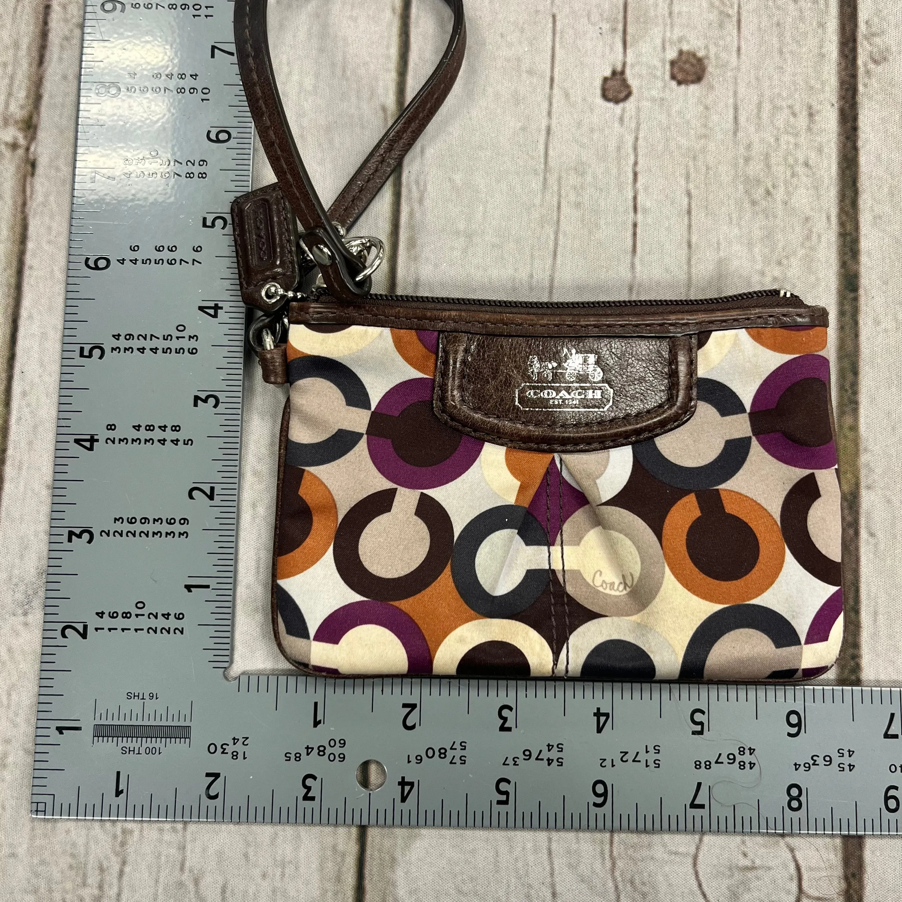 Wristlet Designer By Coach, Size: Small