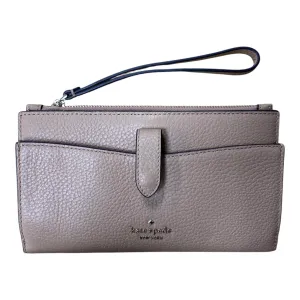 Wristlet Designer By Kate Spade In Tan, Size:Medium