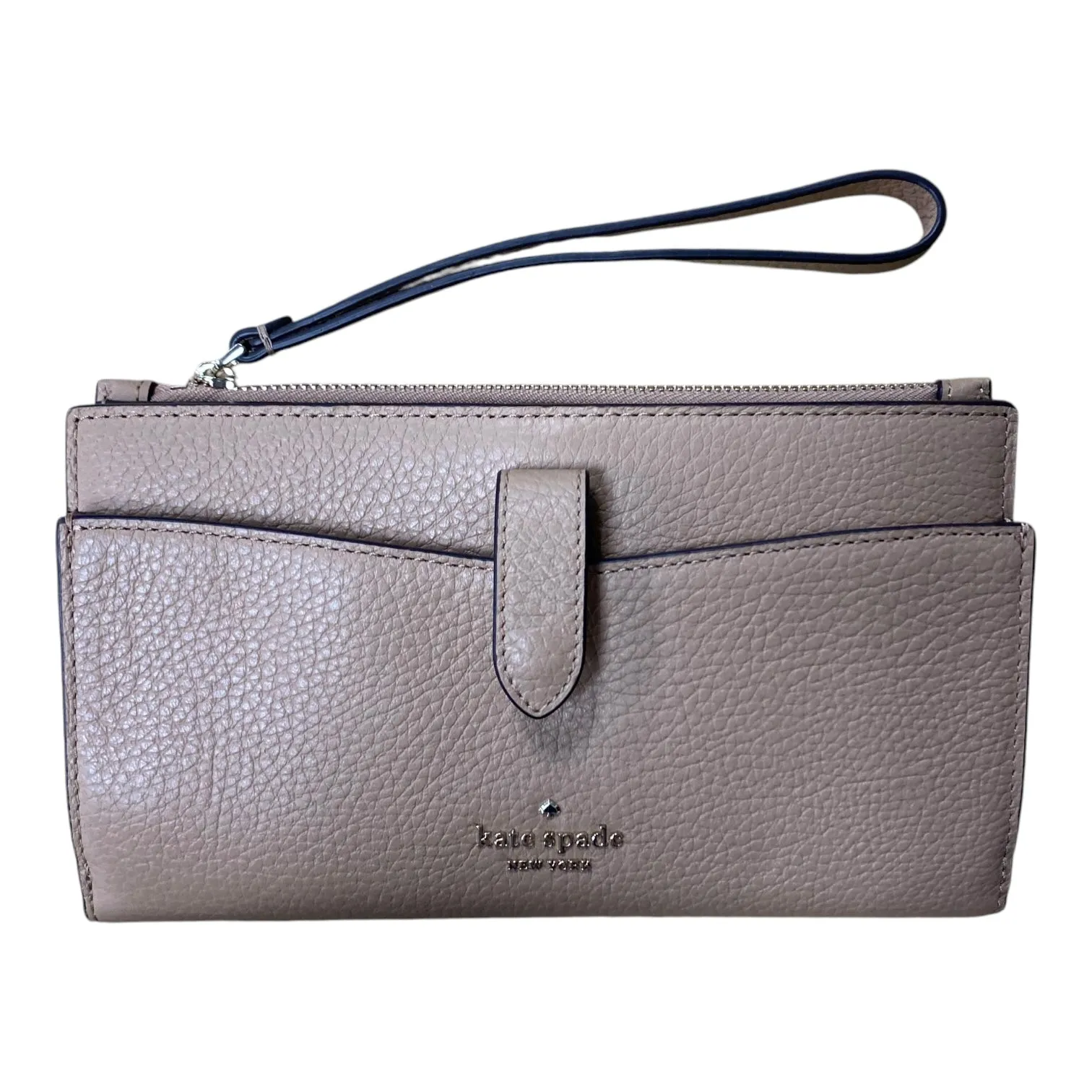 Wristlet Designer By Kate Spade In Tan, Size:Medium